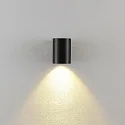 Wandarmatuur voor buitenshuis CAN OUTDOOR UP OR DOWN 1-vlams, cilindrisch, stijf GU10 IP65, zwart