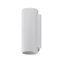 Wandarmatuur voor buitenshuis CAN OUTDOOR UP & DOWN up down, 2-vlams, cilindrisch, stijf GU10 IP65, wit