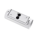 Wandarmatuur voor buitenshuis CAN OUTDOOR UP & DOWN up down, 2-vlams, cilindrisch, stijf GU10 IP65, wit