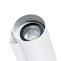 Wandarmatuur voor buitenshuis CAN OUTDOOR UP & DOWN up down, 2-vlams, cilindrisch, stijf GU10 IP65, wit