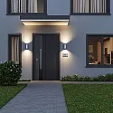 Wandarmatuur voor buitenshuis CAN OUTDOOR UP & DOWN up down, 2-vlams, cilindrisch, stijf GU10 IP65, wit