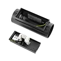 Deko-Light Wandarmatuur voor buitenshuis CAN OUTDOOR UP & DOWN up down, 2-vlams, cilindrisch, stijf GU10 IP65, zwart