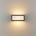 Deko-Light Wandarmatuur voor buitenshuis RILONGO OPEN up / down, hoekig, met Lamphouder E27 IP54, grafietgrijs