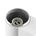 Deko-Light Gevelspot ACHERNAR DOWN 1-vlams, cilindrisch, met lamphouder GU10 IP65, wit