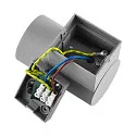 Deko-Light facade spotlight ACHERNAR DOWN 1 flame, cylindrical, with lamp socket GU10 IP65, light grey