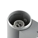 Deko-Light Gevelspot ACHERNAR UP & DOWN 2-vlams, cilindrisch, met lamphouder GU10 IP65, lichtgrijs