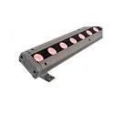 Deko-Light Wallwasher CAPH LED asymmetrische straling IP65, donkergrijs, helder, transparant dimbaar