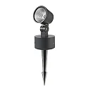 Deko-Light Buitenspot COLT 8W COB instelbaar IP65, donkergrijs dimbaar