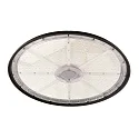hall spot VEGA current constant IP65, powder coated, deep black 