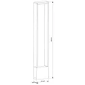 Deko-Light Staande armatuur voor buiten CATA V IP54, antraciet, gesatineerd 