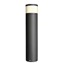 Socket tower 2-fold, IP44, 220-240V AC / 50-60Hz, die-cast aluminum, with LED lighting, 4.8W 3000K 150lm