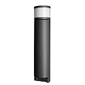 Socket tower 2-fold, IP44, 220-240V AC / 50-60Hz, die-cast aluminum, with LED lighting, 4.8W 3000K 150lm