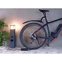 Deko-Light Energiezuil FACADO SOCKET 65 2-voudig, kort, met verlichting, schakelbaar E27 IP54, donkergrijs 