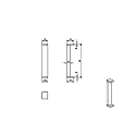 Deko-Light bollard lamp LERNA 1000 down, CCT Switch IP65, dark grey 