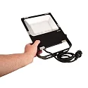 Deko-Light Strijklicht RF SMART FLOOD RGB+CCT draaibaar, CCT Switch, met stekker, RGB, ZigBee aanstuurbaar IP65/IP44, antraciet dimbaar