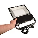 Deko-Light Strijklicht RF SMART FLOOD RGB+CCT draaibaar, CCT Switch, met stekker, RGB, ZigBee aanstuurbaar IP65/IP44, antraciet dimbaar