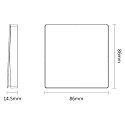 Deko-Light radio wall switch RF-SMART WALL SINGLE 1 channel, white