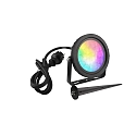 Armatuur met grondpen RF-SMART SPOT RGB+TW ZigBee aanstuurbaar, Radio bestuurbaar IP20, antraciet dimbaar