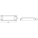 Deko-Light Voedingsapparaat BASIC Q8H-12-150W spanningsconstante, grijs, zwart