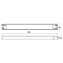 Deko-Light Voedingsapparaat LONG-FLAT, CV, LT-150-24 spanningsconstante, zwart