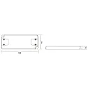 Deko-Light LED besturingsprogramma FLAT CC UT350MA constante stroom, schakelbaar, antraciet, zwart