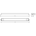 Deko-Light bedieningsapparatuur LONG-FLAT DIM CV - 48V 50-150W spanningsconstante, 1 Kanaal, zwart
