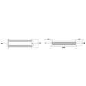 Deko-Light LED driver IP DIM CV 12V voltage constant, dimmable, silver