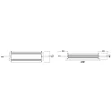 Deko-Light LED besturingsprogramma IP DIM CV 24V spanningsconstante, dimbaar, zilver