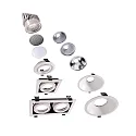 Deko-Light Accessories for MODULAR SYSTEM COB Reflector 17°, 42 mm, silver / chrome