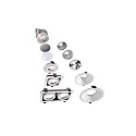 Deko-Light Accessories for MODULAR SYSTEM COB Reflector 40°, 42 mm, silver / chrome