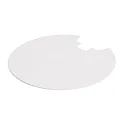 Rear cover for series UNI II, Ø 9.5cm, white
