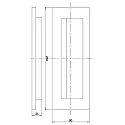 Deko-Light Cover Curve for recessed LED wall luminaire LIGHT base III outdoor, grey