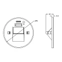 Deko-Light Afdekking ALWAID 2 - STAIR rond, wit