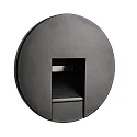 Afdekking ALWAID 2 - SQUARE rond, zwart