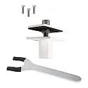 mounting set OFFICE THREE TABLE LAMP adjustable, removable, traffic white