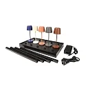 Deko-Light Ladestation CANIS MINI x15 15-voudig, zwart