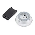 pendant luminaire adapter Ø DA 68MM / RECESSED round, built-in version, traffic white