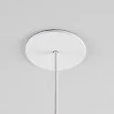 pendant luminaire adapter Ø DA 68MM / RECESSED round, built-in version, traffic white