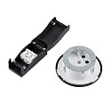 Deko-Light pendant luminaire adapter Ø DA 68MM / RECESSED round, built-in version, deep black