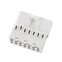 Lichtlijnsysteem feed-in SANOTRUNK UNIVERSAL WAGO 267-501, wit