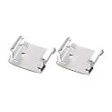 Montageklem SANOTRUNK UNIVERSAL REGENT ICE set van 2, zilver