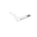 L-connector SANOTRUNK UNIVERSAL DALI aanstuurbaar, links, wit