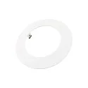 reducing ring 240/180MM round, mechanical, built-in version, traffic white