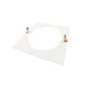 Deko-Light Reduceerring 280/210MM mechanisch, vierkant, ingebouwde versie, verkeerswit