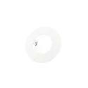 Reduceerring 155/95MM rond, mechanisch, ingebouwde versie, signaal wit
