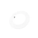 reducing ring 210/135MM round, mechanical, built-in version, signal white