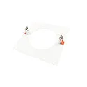 Deko-Light reducing ring 210/135MM mechanical, square, built-in version, signal white