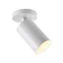 Opbouwbehuizing CAN MIX'N MATCH 1/2 - SPOT HEAD (CEILING / 3PHASE) cilindrisch, stijf, mechanisch, wit