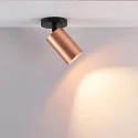 Deko-Light Opbouwbehuizing CAN MIX'N MATCH 1/2 - SPOT HEAD (CEILING / 3PHASE) cilindrisch, stijf, mechanisch, roségoud
