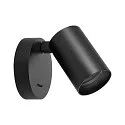 Deko-Light surface mounted housing CAN MIX'N MATCH 1/2 - SPOT HEAD (WALL / TABLE / FLOOR) cylindrical, mechanical, black